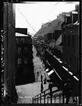 A circa-1900 view of the street