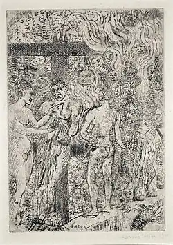 La Reine Parysatis ecorchant un eunuque (1900), by James Ensor