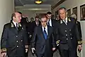 (From right:) Minister Sergei Lavrov with former ministers Yevgeny Primakov and Igor Ivanov.