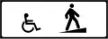Wheelchair ascending ramp