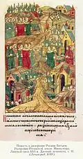 Golden Horde raid at old Ryazan.