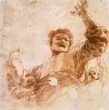 God the Father, study by Raphael for the dome