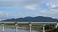 Rail bridge over sagda river