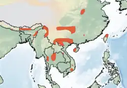 Map of range