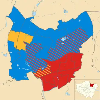 2010 results map