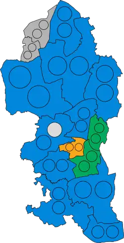 2019 results map