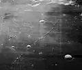 Oblique view of Rima Messier from Lunar Orbiter 5