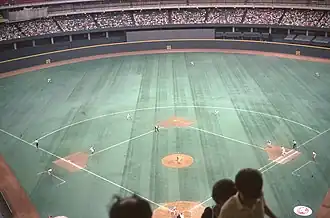 Riverfront Stadium in July 1974