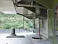 High voltage cable from Roof in front of the cab, Rj.B 9 at Rjukan station July 2012