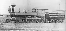 Named after Rochester's first mayor, the Rochester and State Line locomotive, "J E Child"