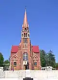 Roman Catholic Polish basilica in Cacica