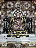 Idol of Rishabhanatha at Shri Bibrod Adinath Jain Shwetamber Tirth, Bibdod, Ratlam, Madhya Pradesh, India