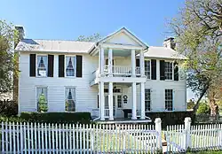 The Mrs. Sam Houston House, Independence, Texas, where Joshua visited to offer money to sustain Margaret Lea Houston and her children after Houston's death