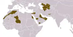 Map of range