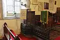 Carved roode and pulpit