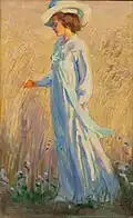 Fluttery Summer Dress, 1910