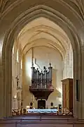 View from behind the choir.