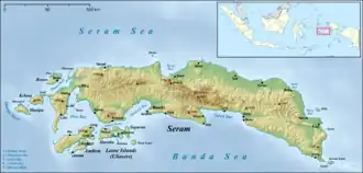 Bemu is located in Seram Island