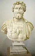 Bust of Septimius Severus from Ostia (193-211; h. 69 cm; inv. 345)[72][76]