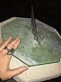 Shakespeare sonnet sundial reading "Full many a glorious morning have I seen."