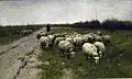 Sheepfold, 1880, by Anton Mauve