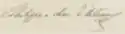 Prince Philippe's signature