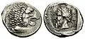 Silver stater of Mithrapata of Lycia, c. 390–370 BC