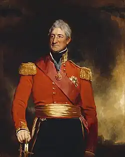 Portrait of Thomas Picton by Martin Archer Shee