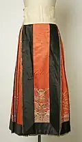 A red mangchu, Qing dynasty