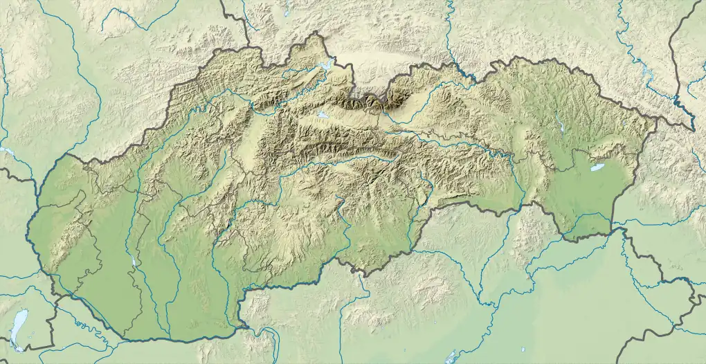 Partizánske is located in Slovakia