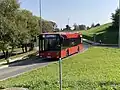 Vilnius city municipal bus in Lentvaris