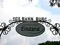 Eingangsschild