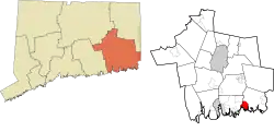Mystic's location within the Southeastern Connecticut Planning Region and the state of Connecticut