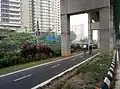 Southwest Dedicated Bicycle Highway, heading from Mid Valley Megamall.