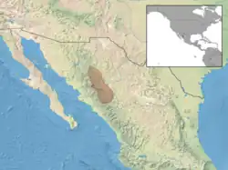 Map of range