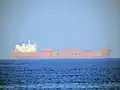 The MV SriLanka Independence on 4 February 2019 offshore Colombo harbour