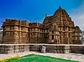 North Side View - ornate relief work on vimana exterior