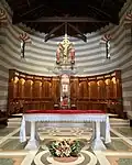 View of the altar and apse.