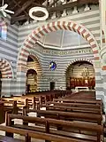 Interior view from the nave.