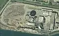 Overhead view from an American satellite