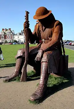 Tommy statue by local artist, Ray Lonsdale