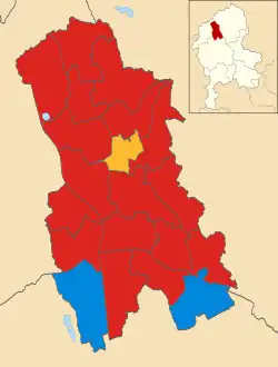 2010 results map