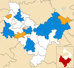 2011 results map