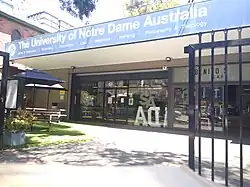 This is a photograph of the student association office at the Broadway site.