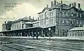 Burdujeni railway station during the early 20th century