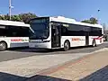 Volgren bodied Scania K310UB with the newer operator livery