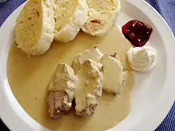 Czech svíčková na smetaně