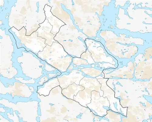 Djurgårdens IF is located in Stockholm Municipality