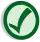 Green checkmark
