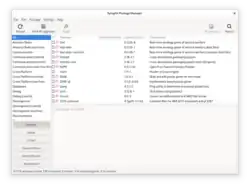 Synaptic Package Manager on Debian Trixie